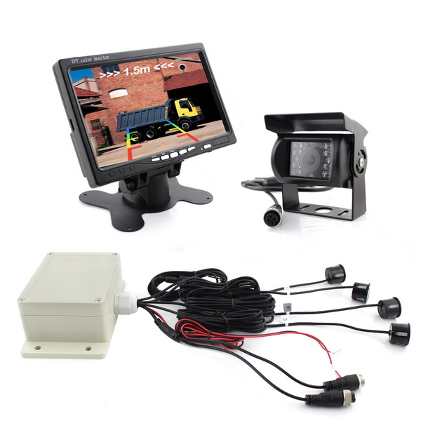 Truck reversing camera Video Parking Sensor With 7Inch Monitor