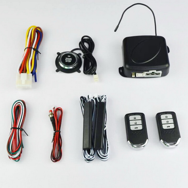 Car Alarm System Smart Button Starter off engine system