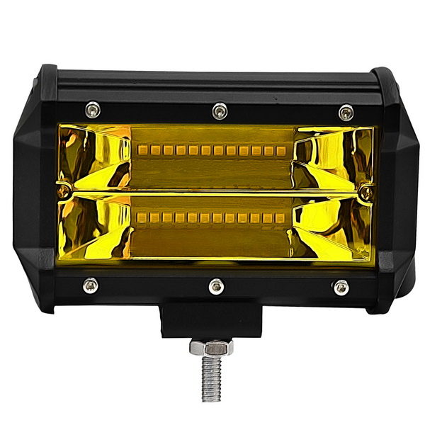 Yellow color vehicle led car working lights
