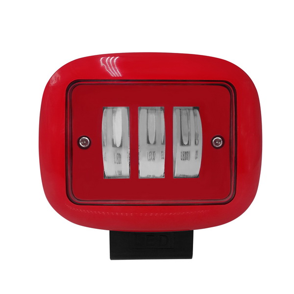 Car Red color square Led working lights
